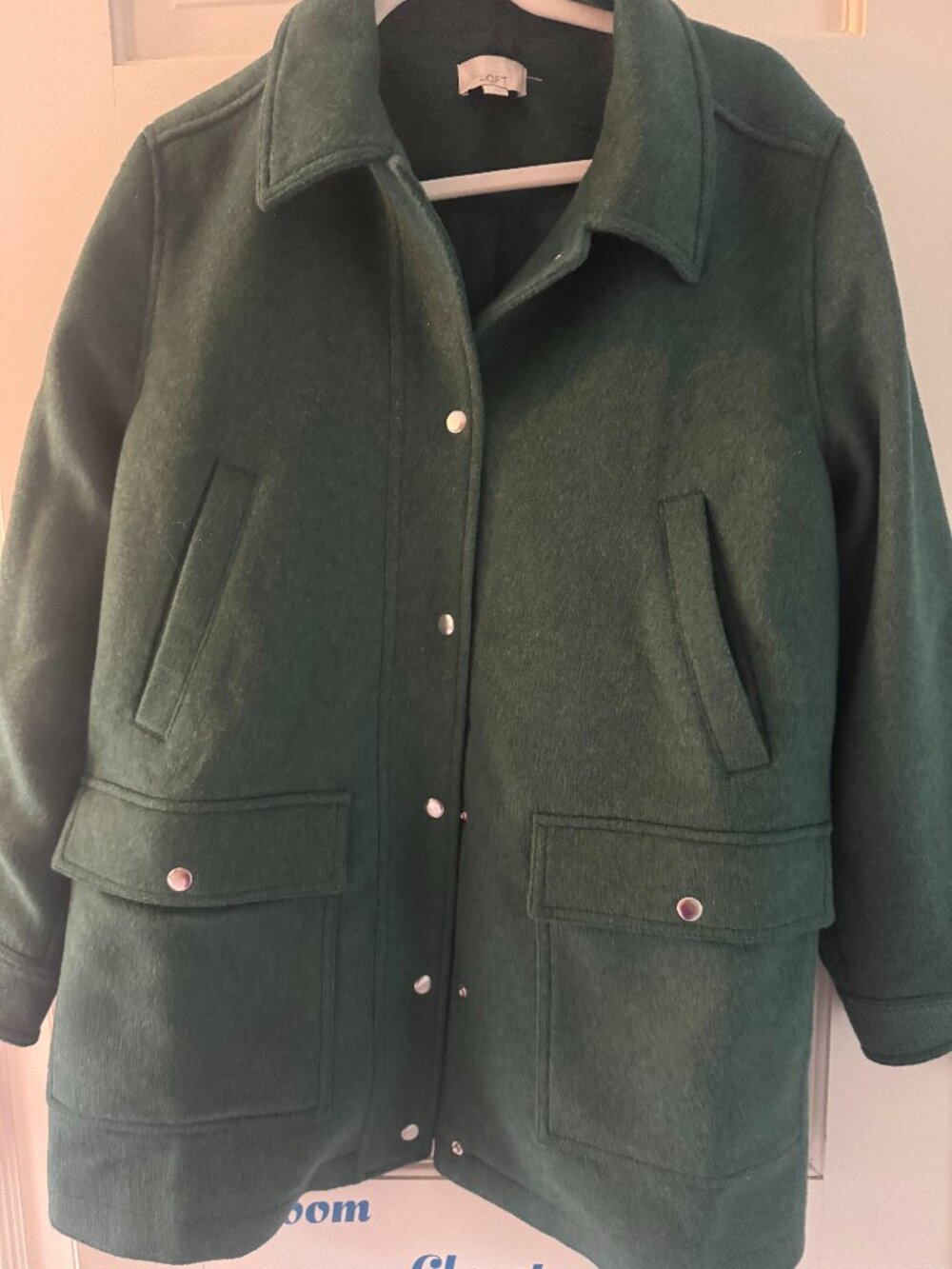 Ann Taylor Wool Coat Size Large